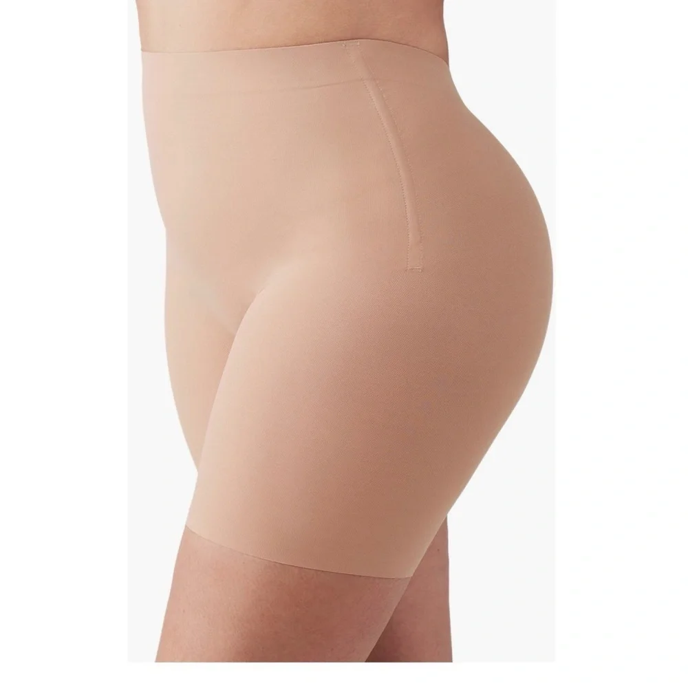 WACOAL 805387 PRALINE SHAPE REVELATION HOURGLASS THIGH SHAPING SHORTS SZ S NWT - Picture 4 of 9